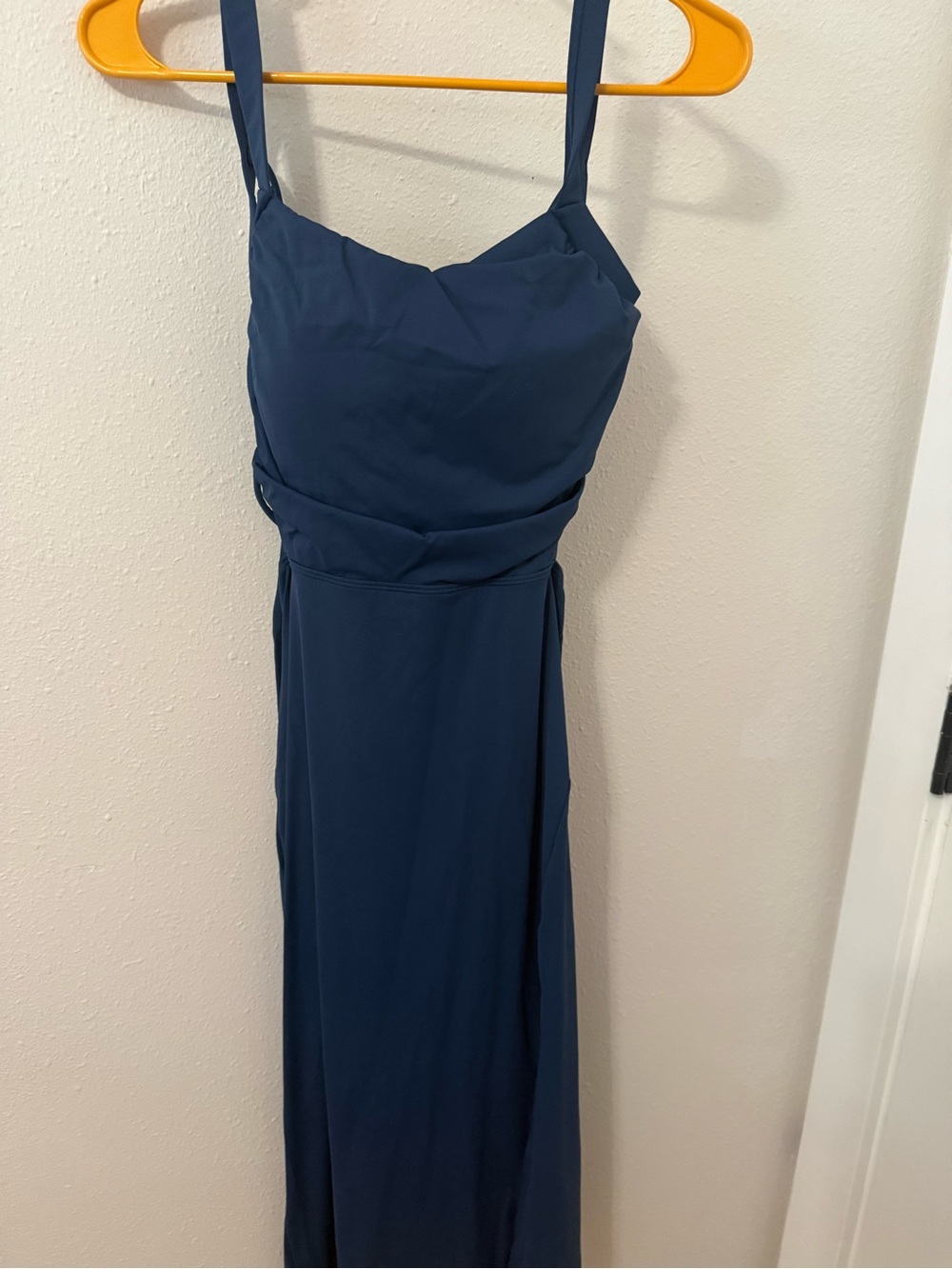 HALARA Navy Strappy Maxi Dress